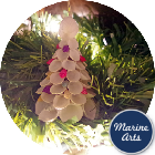 8326 - Festive Decor - Clam Rose Christmas Tree